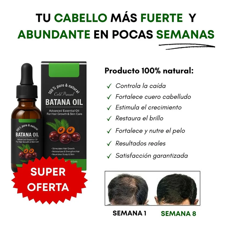Aceite Batana ORIGINAL: El Secreto Ancestral para Prevenir la Caída del Cabello y Estimular el Crecimiento 🍀