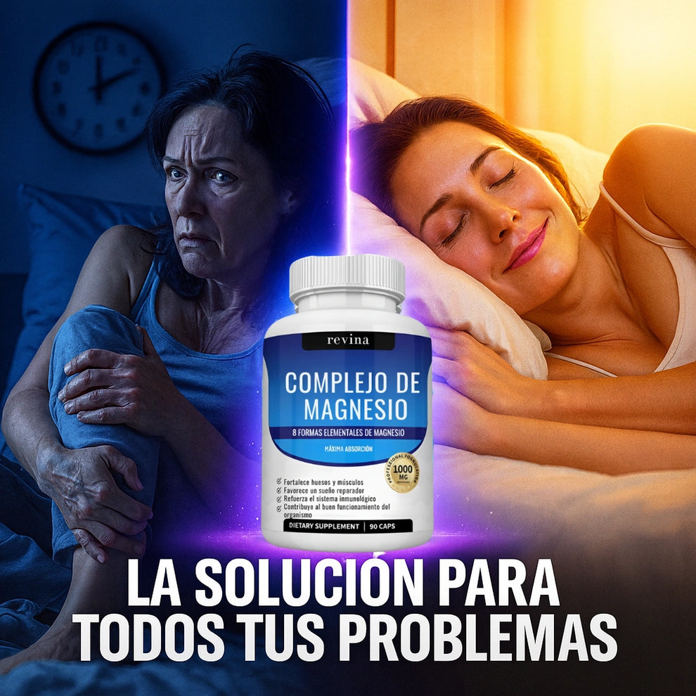 Magnesium Complex™ 💪 El poder natural 8 en 1 para tu energía, sueño y bienestar✨