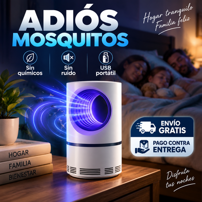 MosquiZero™ La Lámpara UV Mata Mosquitos que Protege tu Hogar Sin Químicos